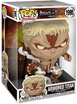 Figurine Funko Pop Jumbo du Titan Cuirassé dans l'Attaque des Titans