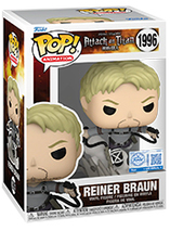 Figurine Funko Pop de Reiner Braun dans l'Attaque des Titans