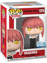 Figurine Funko Pop de Makima avec Signe de Main dans Chainsaw Man