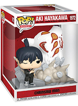 Figurine Funko Pop Moment d'Aki Hayakawa avec le Démon Renard dans Chainsaw Man