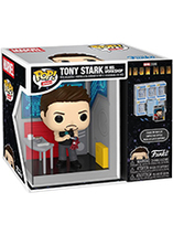 Figurine Funko Pop Nooks Marvel de Tony Stark dans son atelier