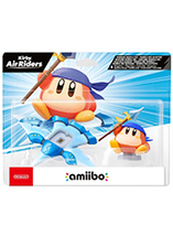 Figurine amiibo Bandana Waddle Dee et étoile ailée dans le jeu Kirby Air Riders
