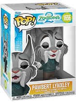 Figurine Funko Pop Disney de Pawbert Lynxley dans Zootopia 2
