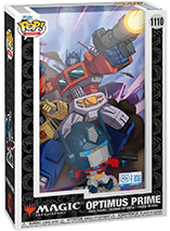 Figurine Funko Pop Comic Cover Transformers X MTG d'Optimus Prime