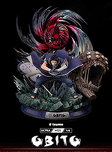 Statuette en résine de Obito Uchiha dans Naruto Shippuden