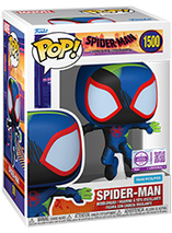 Figurine Funko Pop de Spider-Man (Miles Morales) dans Spider-Man : Across the Spider-Verse