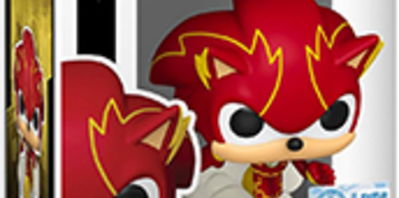 Funko Pop! Heroes: Justice League & Sonic – Figura Híbrida Sonic/Flash De Vinilo, 9.5 Cm, Exclusiva Y Coleccionable, Regalo Ideal Para Fans De Sonic Y DC Comics