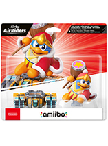 Figurine amiibo Roi DaDiDou et Étoile tank dans le jeu Kirby Air Riders