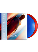 Superman (2025) - Bande originale double vinyle bleu et rouge