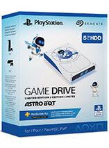Disque dur externe Seagate 5 To - Edition limitée Astro Bot Blanc pour PS4 et PS5