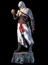 Statue en résine d'Altaïr dans le jeu Assassin's Creed
