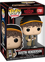 Figurine Funko Pop de Dustin Henderson dans la saison 5 de Stranger Things