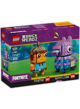Figurines de Lama de Ravitaillement et Poiscaille - LEGO BrickHeadz Fortnite