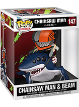 Figurine Funko Pop Deluxe Chainsaw Man: Reze de Chainsaw Man & Beam
