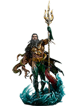 Statuette en résine d'Aquaman : Le Seigneur des profondeurs par Sideshow 