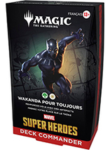 Deck Commander Wakanda Pour Toujours - Cartes Magic Marvel Super Heroes