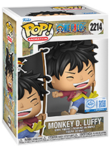 Figurine Funko Pop de Luffy avec le Drapeau dans One Piece