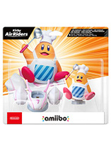 Figurine amiibo Chef Kawasaki & étoile Hop dans le jeu Kirby Air Riders