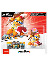 Figurine amiibo Roi Dadidou & étoile tank dans le jeu Kirby Air Riders