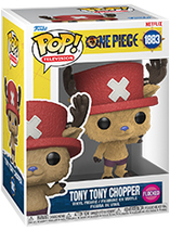 Figurine Funko Pop de Chopper (texture velours) dans One Piece (Live Action)