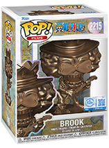 Figurine Funko Pop de Brook (bronze) dans One Piece