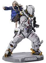 Figurine PVC de Hugh & Diana dans le jeu Pragmata