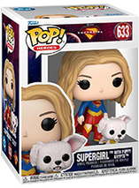 Figurine Funko Pop DC de Supergirl avec Krypto dans le film Supergirl