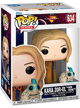 Figurine Funko Pop DC de Kara Zor-El avec Cedric dans le film Supergirl