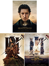 Le Compte de Monte-Cristo + Les Trois Mousquetaires - Coffret 3 films 4k