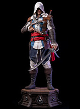 Statuette en résine et silicone d'Edward Kenway dans Assassin's Creed Black Flag par PureArts (Prestige Line)