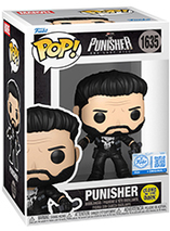 Figurine Funko Pop Marvel du Punisher (fluorescent) dans la série The Punisher: One Last Kill