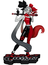 Statuette en résine de Harley Quinn dans Red, White & Black par McFarlane Toys