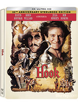 Hook ou la Revanche du capitaine Crochet - Steelbook 35e anniversaire blu-ray 4K