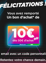 5-10€ offerts dès 50 d’achat sur Micromania