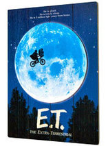 Le poster en bois Woodart 3D du film E.T L’extra-terrestre est en promo
