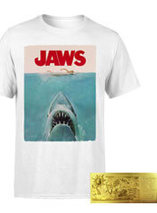 Le lot T-shirts Les Dents de la Mer + un ticket plaqué or est en promo