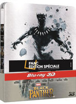 Le steelbook edition spéciale Fnac de Black Panther en blu-ray 2D+3D est en promo