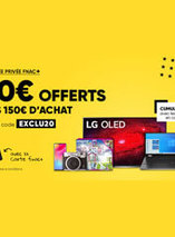 20€ offert dès 150€ d’achat sur la Fnac (2021)