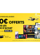 30€ offerts en CC sur la Fnac tous les 200€ d’achats