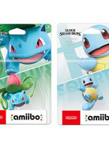 Les figurines amiibo de Carapuce et Herbizarre sont en promo