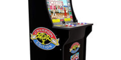 Location borne d'arcade rétrogaming avec le jeu Street Fighter 2 sur Dunkerque