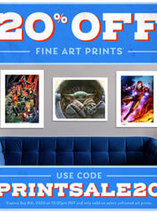 Une sélection d’art print Sideshow en promo