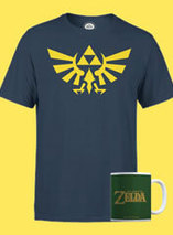 Le bundle T-shirt officiel Triforce Zelda + une tasse est en promo
