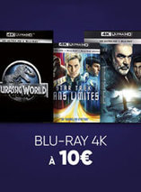 Une sélection de blu-ray 4K en promo à 10€