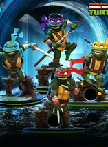 Les 4 figurines Q-Fig des Tortues Ninja par Quantum Mechanix sont en promo