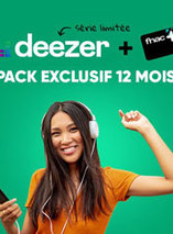 Le pack carte Fnac+ et Deezer Premium est en promo