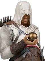 La figurine Assassin’s Creed d’Altaïr découvrant la Pomme d’Éden est en promo