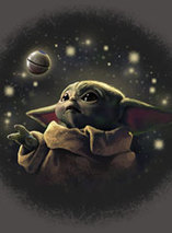 Le T-shirt de Baby Yoda par BeHa est en promo