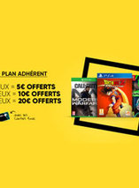 5€, 10€ ou 20€ offerts en CC pour l’achat de 1, 2 ou 3 jeux vidéo sur la Fnac