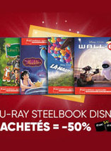4 steelbook Disney achetés = 50% de réduction immédiate